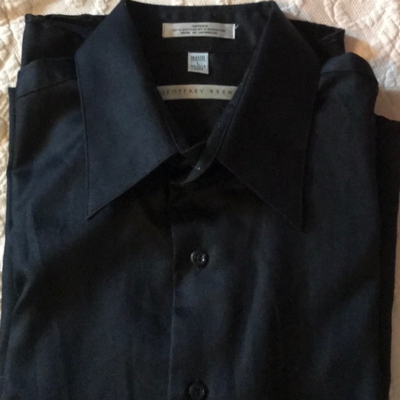 Men’s Dress Shirt, Black size large - Picture 2 of 2
